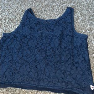 Lace Hollister Crop Top